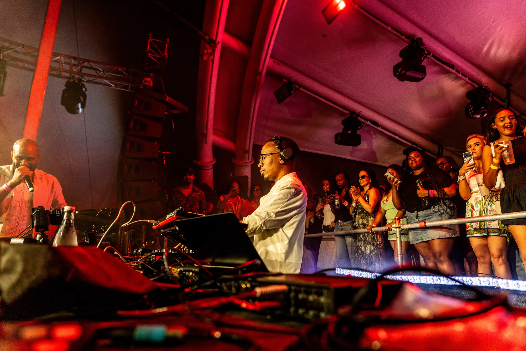 Presence — performing with the crowd watching closely